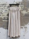Mutedance 25 autumn and winter double layer drawstring waist skirt vegetable dyed high degree of handmade MD-MD25FW89-beige